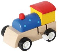 Locomotiva giocattolo in legno